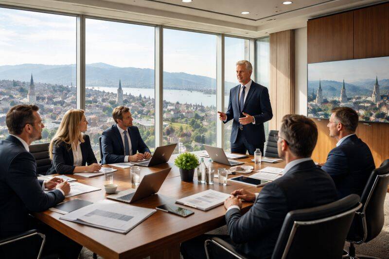 NextGen leadership in wealth management discussed in a Swiss independent advisory board meeting