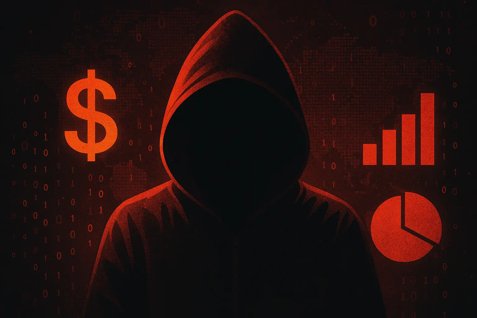 Illustration of a hooded cyber attacker symbolising digital risk to public wealth management websites.