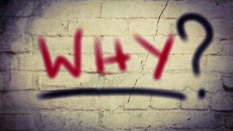 Graffiti-style “Why?” symbolises the need for transparency in revenue payout ratios for wealth managers